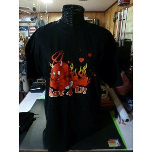 NWT Vintage Yazbek Hot Stuff the Little Devil Comic Book Black Graphic T-Shirt